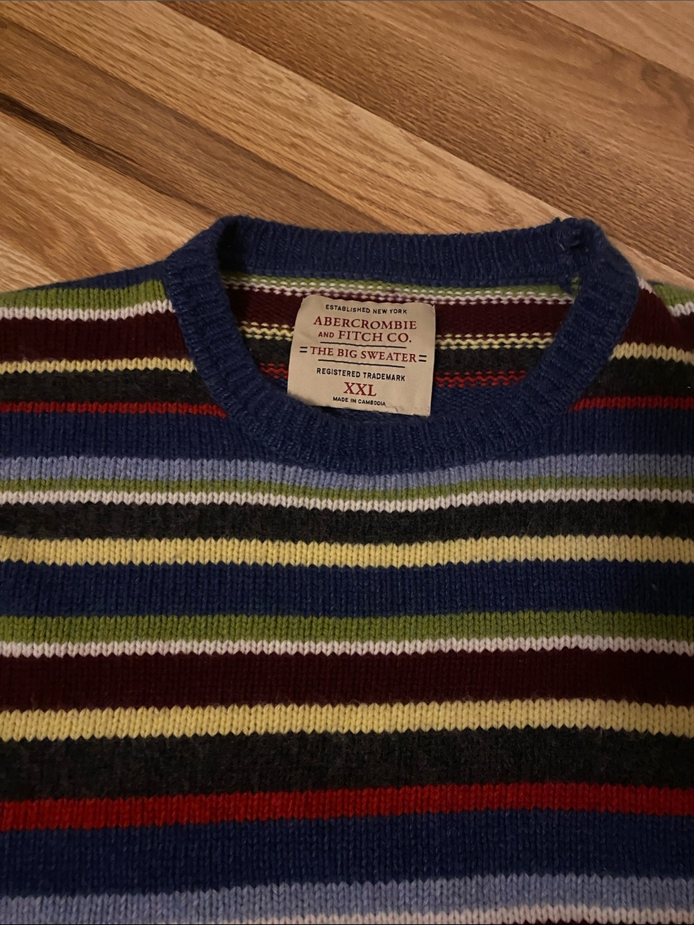 Abercrombie & Fitch Striped Crewneck Sweater - Picture 2 of 5